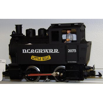 LGB G DC&GRWRR Little Billy 0-4-0 Steam Engine # 2075