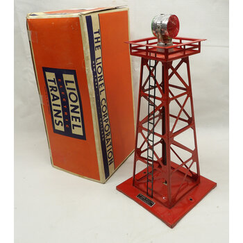 Lionel O Rotating Beacon Tower with Box # 494
