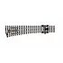 Peco HO Code 80 Medium Radius #6 Turnout - Streamline - Left Hand, Insulfrog  # 552-SL396