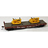Athearn Athearn HO Scale RI #90098 flatcar with 2 John Deere Crawlers