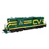 Walthers Mainline HO Central Vermont #4450 EMD GP Diesel loco DCC & Sounds # 910-20492