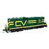 Walthers Mainline HO Central Vermont #4445 EMD GP Diesel loco DCC & Sounds # 910-20491