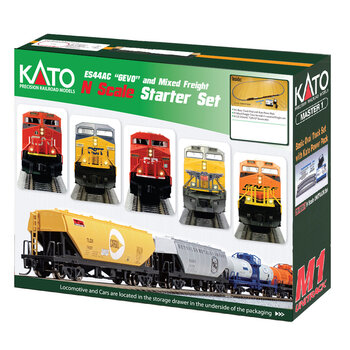 Kato Trains Kato N Scale Canadian National ES44AC Starter Train Set # 106-0020