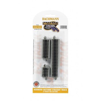 Bachmann N Scale EZ Track Assorted Straight sections # 44829
