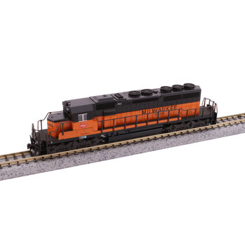 Kato Trains Kato N scale DC Milwaukee Road  #30  SD40-2 # 176-4824