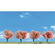 Woodland Scenics 4 Pack Flowering Trees # 3593