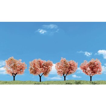 Woodland Scenics 4 Pack Flowering Trees # 3593