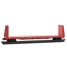 Micro Trains N Canadian Pacific #316385 bulkhead flat car 054 00 450