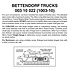 Micro Trains N scale Bettendorf trucks with medium ext couplers (10 pr) 003 10 022