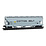 Micro Trains N St Louis SW #73994 3 bay covered hopper 093 00 210
