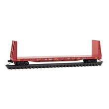 Micro Trains N Canadian Pacific #316414 bulkhead flat car 054 00 451
