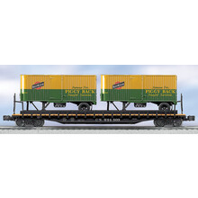 Lionel O C & NW #44503 PS-4 flatcar w/ trailers 6-27518 (2006)