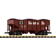 PIKO G Santa Fe Rib-Side Hopper 750219 w/Coal Load # 38918