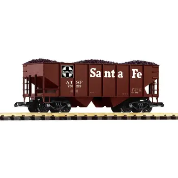 PIKO G Santa Fe Rib-Side Hopper 750219 w/Coal Load # 38918
