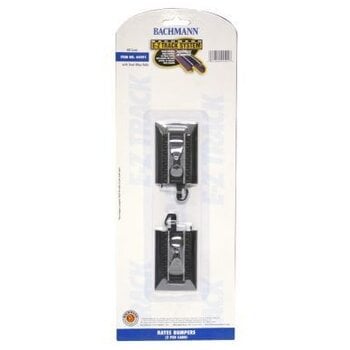 Bachmann HO EZ Track Hayes Bumpers Black Roadbed # 44491