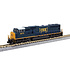 Kato Trains Kato N scale DC CSX #4679 SD70m Flat Radiator Diesel Loco # 176-7616