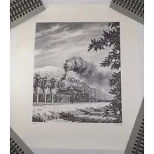 Harlan Hiney B & W Print - Santa Fe 15 x 17