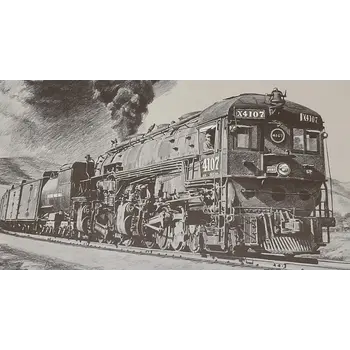 Harlan Hiney B & W Print - Southern Pacific 15 x 17