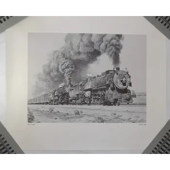 Harlan Hiney B & W Print - Union Pacific 15 x 17