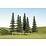 Bachmann 8"- 10" Spruce Trees (3 per box) # 32204