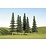 Bachmann Scene Scapes 5" to 6" Spruce Trees # 32004
