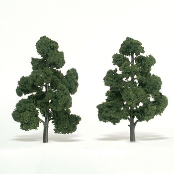Woodland Scenics Medium Green Trees 7" to 8 # 1518" (2)