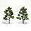 Woodland Scenics 2 pack Deciduous - 5 to 6" Light Green # 1512