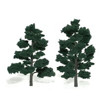 Woodland Scenics Dark Green 6"-7" Trees # 1517