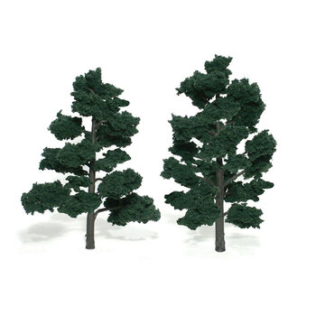 Woodland Scenics Dark Green 6"-7" Trees # 1517