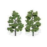 Woodland Scenics Ready-Made Deciduous - 6 to 7" pkg(2) Light Green # 1515