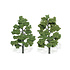 Woodland Scenics Ready-Made Deciduous - 6 to 7" pkg(2) Light Green # 1515