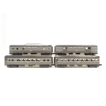 MTH Trains MTH O 1997 NYC Lightning Stripe 4 car passenger set 30-6080