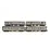 MTH Trains MTH O 1997 NYC Lightning Stripe 4 car passenger set 30-6080