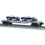 MTH Trains MTH O 2000 Auto Transport Flatcar w/ Ertl '65 Shelby Cobra 30-7660