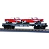 MTH Trains MTH 1997 O MTH lines Semi-scale flatcar w/ Ertl '57 Chevy 30-7610