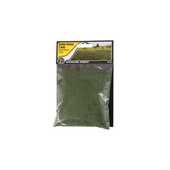 Woodland Scenics Static Grass 7mm Dark Green # 621