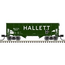 Atlas N scale Hallett #9924 2 Bay Offset Hopper Car # 50 006 138