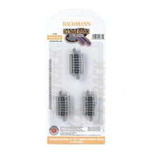 Bachmann N Scale Quarter Section 11.25 Radius Curved Tracks # 44831