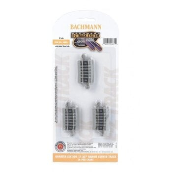 Bachmann N Scale Quarter Section 11.25 Radius Curved Tracks # 44831