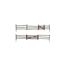 Woodland Scenics HO Log Fence #WD2981