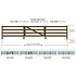 Woodland Scenics N Scale Rail Fence #A2992