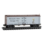 Micro Trains N Clicquot 36' Woodside Boxcar 05800610