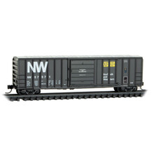 Micro Trains N Norfolk & Western 50' Rib side boxcar 02500456