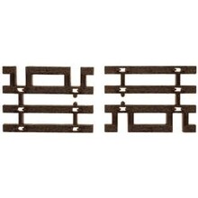 Atlas HO Code 83 wood End Tie Sections # 598