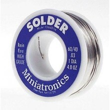 Miniatronics Miniatronics 60/40 Rosin Core Solder - 4oz (113g)  # 1064004