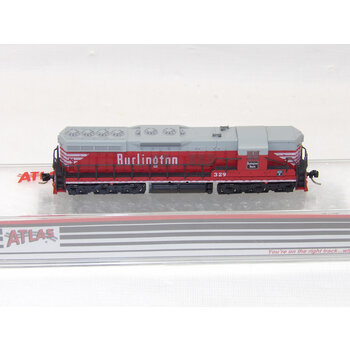 ATLAS N scale CB & Q #329 EMD SD9 Diesel  4531