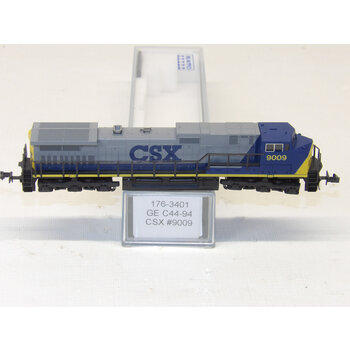 Kato Trains KATO N scale CSX #9009  GE C44-9W  176-3401