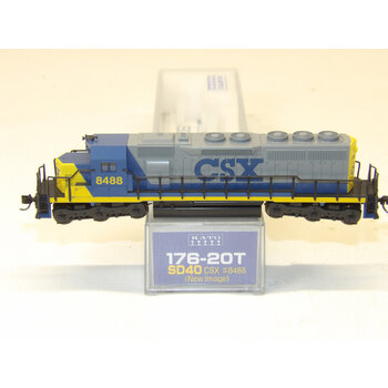 Kato Trains KATO N scale CSX #8488 EMD SD40  176-20T