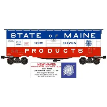 Ready Made Trains Ready Made Trains O Gauge New Haven "State of Maine"  40' PS-1 Boxcar # RMT96449