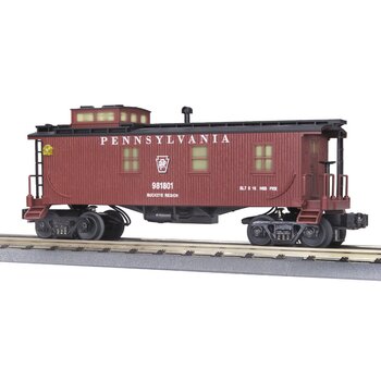 MTH Trains MTH O27 Pennsylvania woodside Caboose car # 30-7722